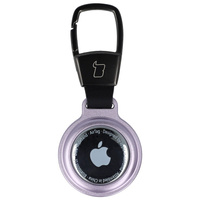 Etui Bizon Case Locator Magnetic do Apple AirTag, fioletowe