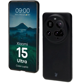 Etui Bizon Case Łupka do Xiaomi 15 Ultra, czarne