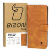Etui z klapką Bizon Case Pocket do Xiaomi Redmi Note 13 Pro+ 5G, brązowe