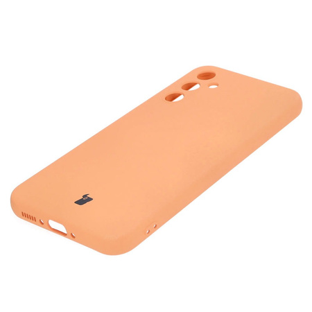 Etui Bizon Case Silicone do Galaxy A34 5G, pomarańczowe