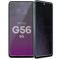 Prywatyzujące szkło hybrydowe Bizon Glass Mule Shadow do Motorola Moto G56 5G, matowe