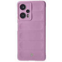 Pancerne etui Bizon Case Tur do Xiaomi Poco F5, jasnofioletowe