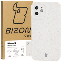 Ekologiczne etui Bizon Bio-Case do iPhone 12, ecru