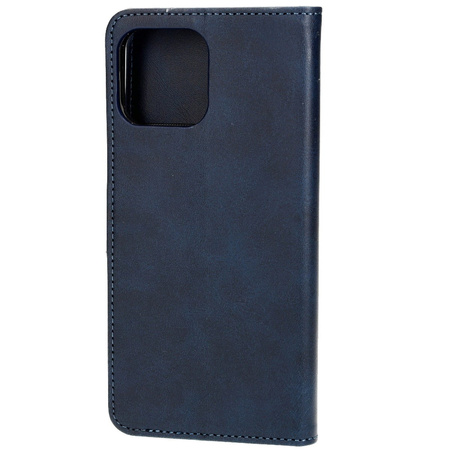 Etui z klapką Bizon Case Pocket do iPhone 13 Pro Max, granatowe