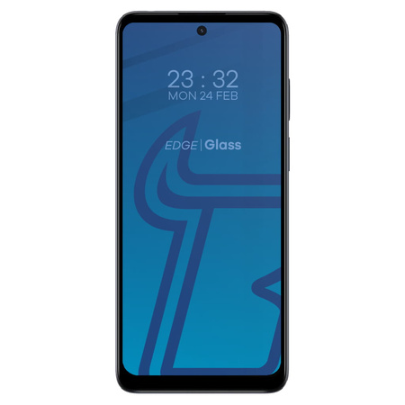 Szkło hartowane Bizon Glass Edge do Motorola Moto E32 / E32s, czarne