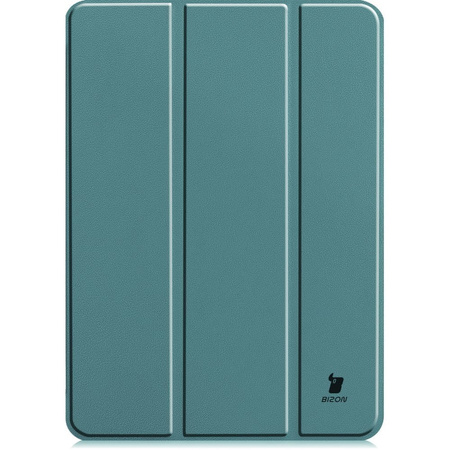 Etui Bizon Case Tab Croc do Apple iPad Pro 11 2022/2021/2020/2018, ciemnozielone