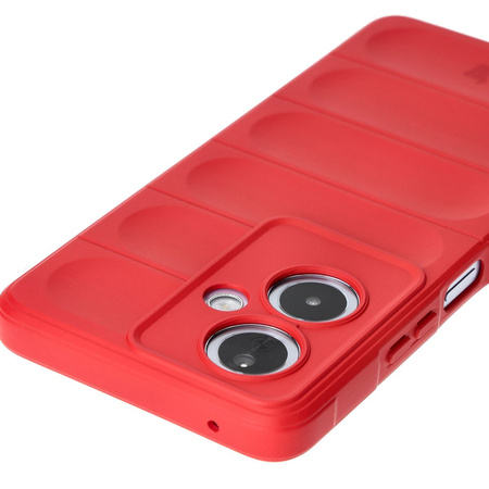 Pancerne etui Bizon Case Tur do Oppo A79 5G, czerwone