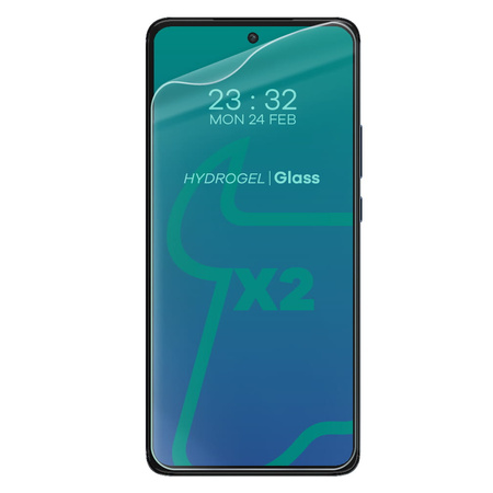 Folia hydrożelowa na ekran Bizon Glass Hydrogel Front Duo do Motorola Edge 30, 2 sztuki