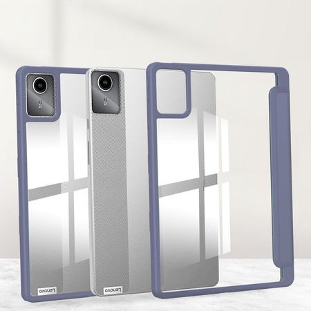 Etui Bizon Case Tab Clear Matt do Lenovo Tab M11 1 gen., lawendowe