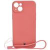 Etui Bizon Case Silicone do Apple iPhone 15 Plus, brudny róż
