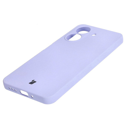 Etui Bizon Case Silicone do Redmi 13C / Poco C65, jasnofioletowe