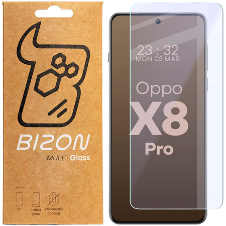 Elastyczne szkło hybrydowe Bizon Glass Mule do iPhone 16 Plus