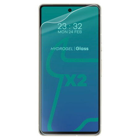 Folia hydrożelowa na ekran Bizon Glass Hydrogel Front Duo do Pixel 7 Pro, 2 sztuki