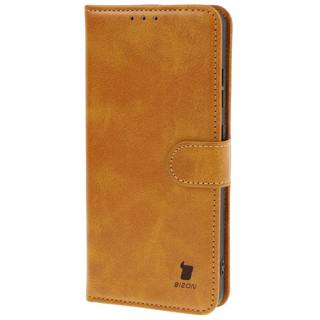 Etui z klapką Bizon Case Pocket do OnePlus 13R, brązowe