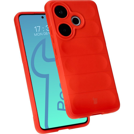 Pancerne etui Bizon Case Tur do Xiaomi Poco F6, czerwone