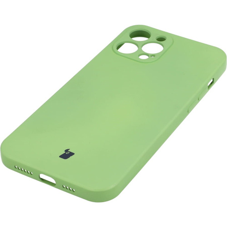 Etui Bizon Case Silicone do iPhone 12 Pro Max, jasnozielone