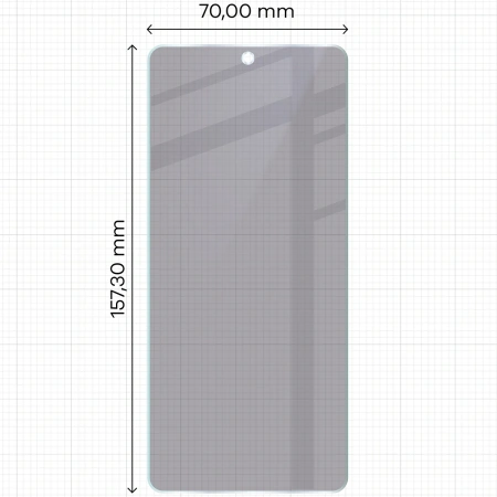 Prywatyzujące szkło hybrydowe Bizon Glass Mule Shadow do OnePlus Nord 4, matowe