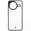 Etui Bizon Case Angelo do Xiaomi Poco F7 Pro, półprzezroczyste z czarną ramką