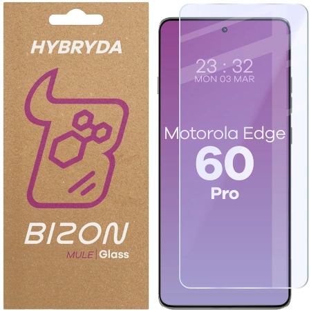 Elastyczne szkło hybrydowe Bizon Glass Mule do iPhone 16 Plus