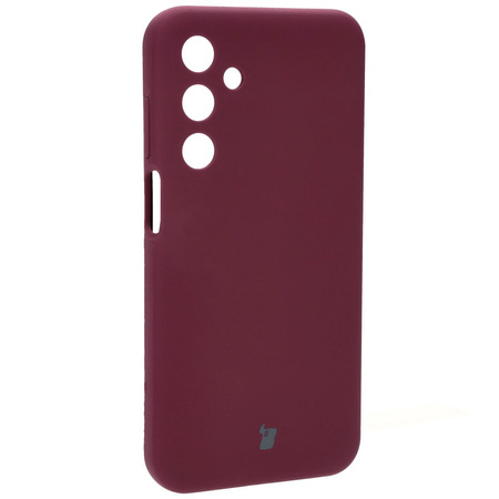 Silikonowe etui Bizon Soft Case do Galaxy M35 5G, ciemnofioletowe