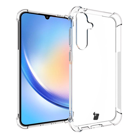 Etui + 2x szkło Bizon Case Clear Pack do Samsung Galaxy S23 FE, przezroczyste