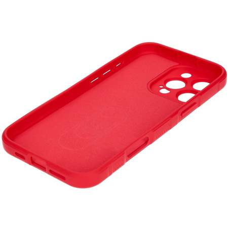 Pancerne etui Bizon Case Tur do iPhone 16 Pro Max, czerwone