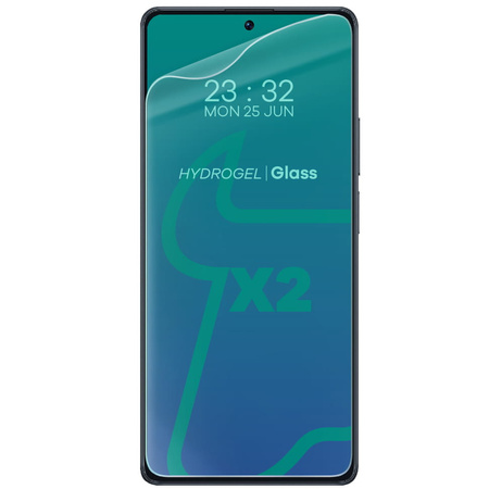 Folia hydrożelowa na ekran Bizon Glass Hydrogel Front Duo do POCO F5/F5 Pro, 2 sztuki