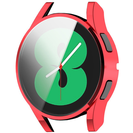 Etui Bizon Case Watch Felipe do Galaxy Watch FE / Watch 4 40 mm, czerwone