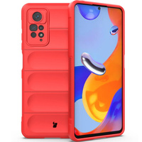 Pancerne etui Bizon Case Tur do Xiaomi Redmi Note 11 Pro / Pro 5G, czerwone