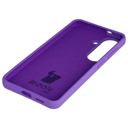 Silikonowe etui Bizon Soft Case do Galaxy S26, fioletowe