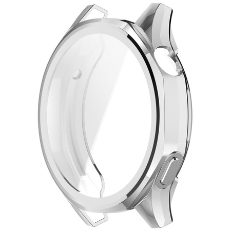 Etui Bizon Case Watch Felipe do Huawei Watch GT 5 46 mm, srebrne