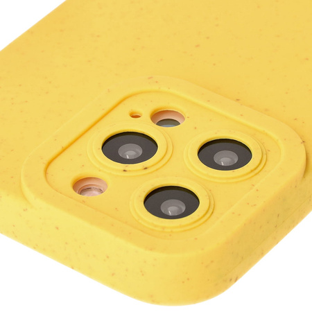 Ekologiczne etui Bizon Bio-Case do iPhone 13 Pro, żółte