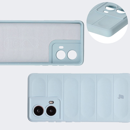 Pancerne etui Bizon Case Tur do Motorola Moto G85 5G, jasnoniebieskie