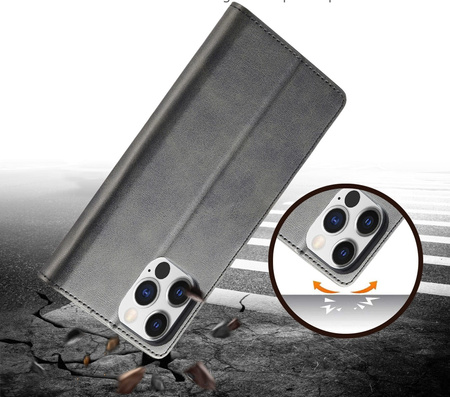 Etui Bizon Case Wallet do iPhone 14 Pro, czarne