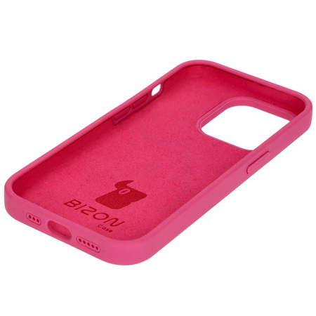 Etui silikonowe do iPhone 14 Pro Bizon Soft Case, fuksja