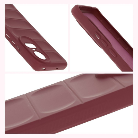 Pancerne etui Bizon Case Tur do Oppo Reno10 5G, ciemnofioletowe