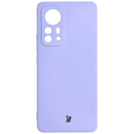 Etui Bizon Case Silicone do Xiaomi 12 Pro, jasnofioletowe