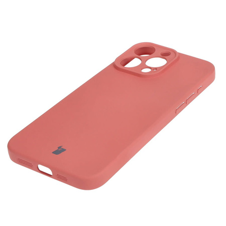 Etui Bizon Case Silicone do iPhone 15 Pro Max, brudny róż