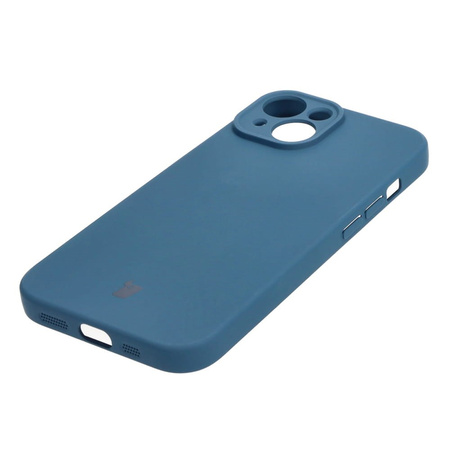 Etui Bizon Case Silicone do iPhone 15, granatowe