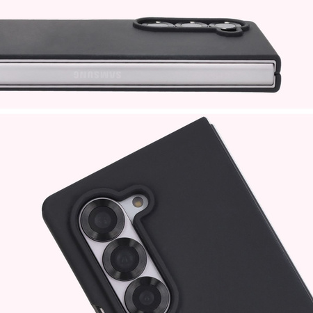 Silikonowe etui Bizon Soft Case do Galaxy Z Fold6, czarne