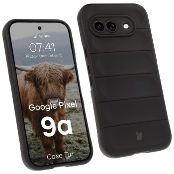 Pancerne etui Bizon Case Tur do Google Pixel 9a, czarne