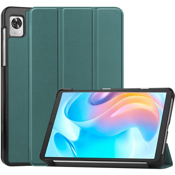 Etui Bizon Case Tab Croc do Realme Pad Mini 8.7, ciemnozielone