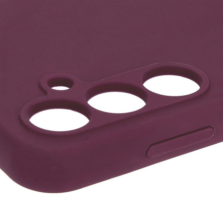 Etui silikonowe Bizon Soft Case do Galaxy A55 5G, ciemnofioletowe