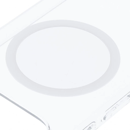 Etui z pierścieniem magnetycznym Bizon Case CrystalO do Google Pixel 10 Pro XL, przezroczyste