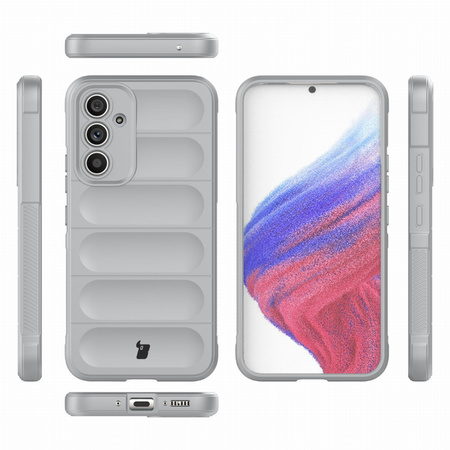 Pancerne etui Bizon Case Tur do Galaxy A54 5G, jasnoszare