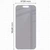 Prywatyzujące szkło hybrydowe Bizon Glass Mule Shadow do iPhone 17, matowe