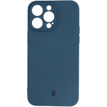 Etui Bizon Case Silicone do iPhone 14 Pro Max, granatowe
