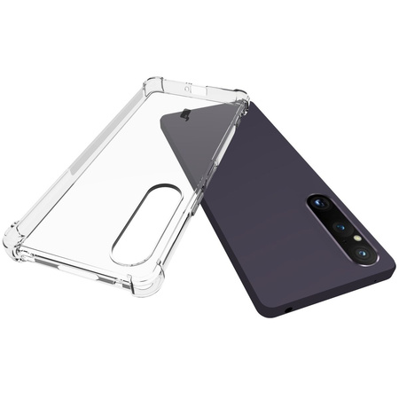Elastyczne etui Bizon Case Salpa do Sony Xperia 1 V, przezroczyste