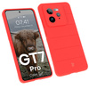 Pancerne etui Bizon Case Tur do Realme GT 7 Pro, czerwone