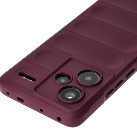 Pancerne etui Bizon Case Tur do Xiaomi Redmi Note 13 Pro+ 5G, burgundowe